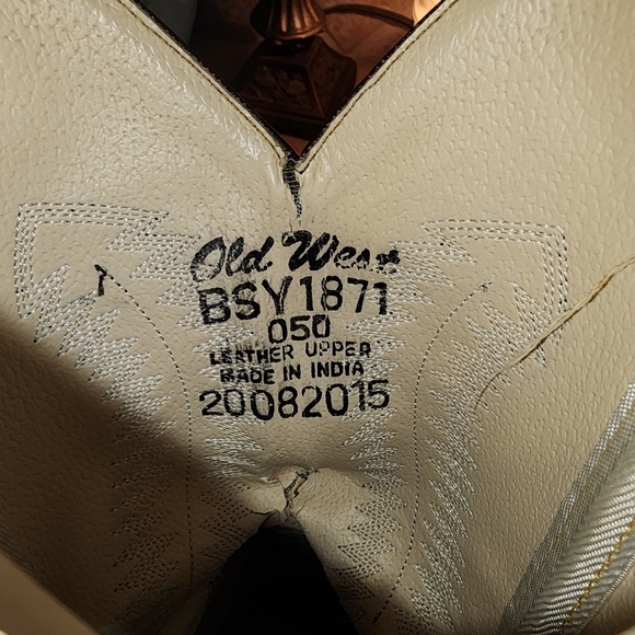 Boys Old West square toe boots - Picture 9 of 9